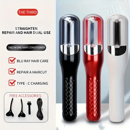 RECORTADORA DE PUNTAS REPARACION DE CABELLO 3 COLORES