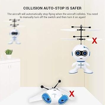 Robot volador con sensor de inducción