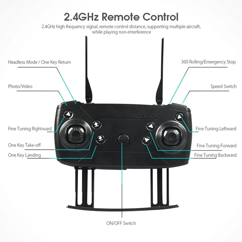 Dron Acrobático Dual Cámara 4K
