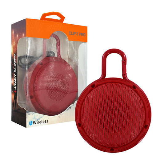 Altavoz Clip 3 Pro - Portátil, Bluetooth, Resistente al Agua, Ideal para Aventura