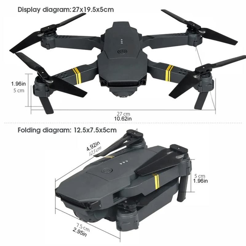 Dron Acrobático Dual Cámara 4K