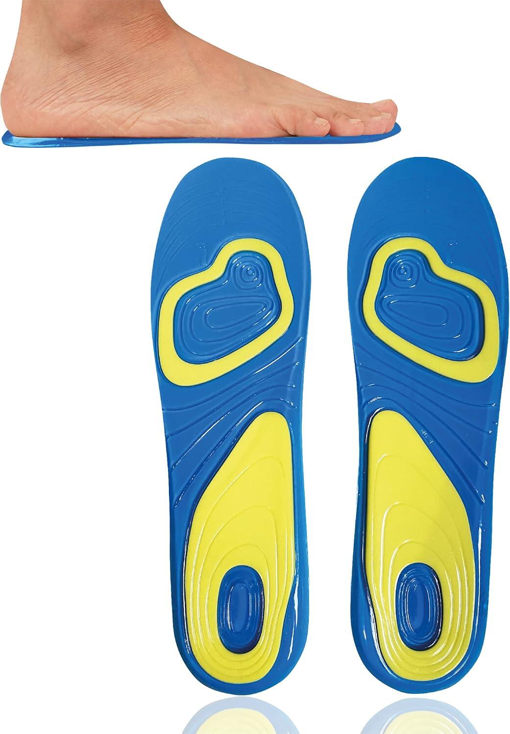 Plantillas de Gel – Máxima Comodidad y Amortiguación para Todo Tipo de Calzado (Talla 38-42)