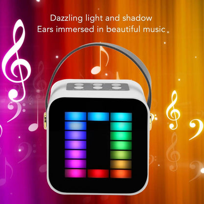 Mini Micrófono con Altavoz Bluetooth con Luz RGB Ideal para Fiestas y Karaoke