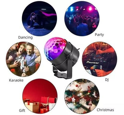 Luz de Bola de Discoteca con Mando