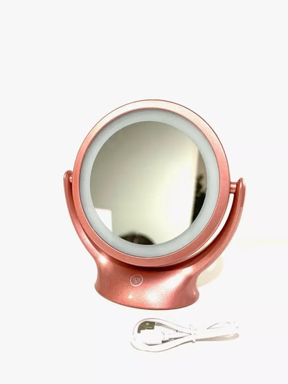 Espejo para Maquillaje con Luz LED
