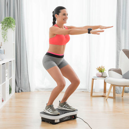 Plataforma Vibratoria de Entrenamiento con Accesorios y Guía de Ejercicios Vybeform