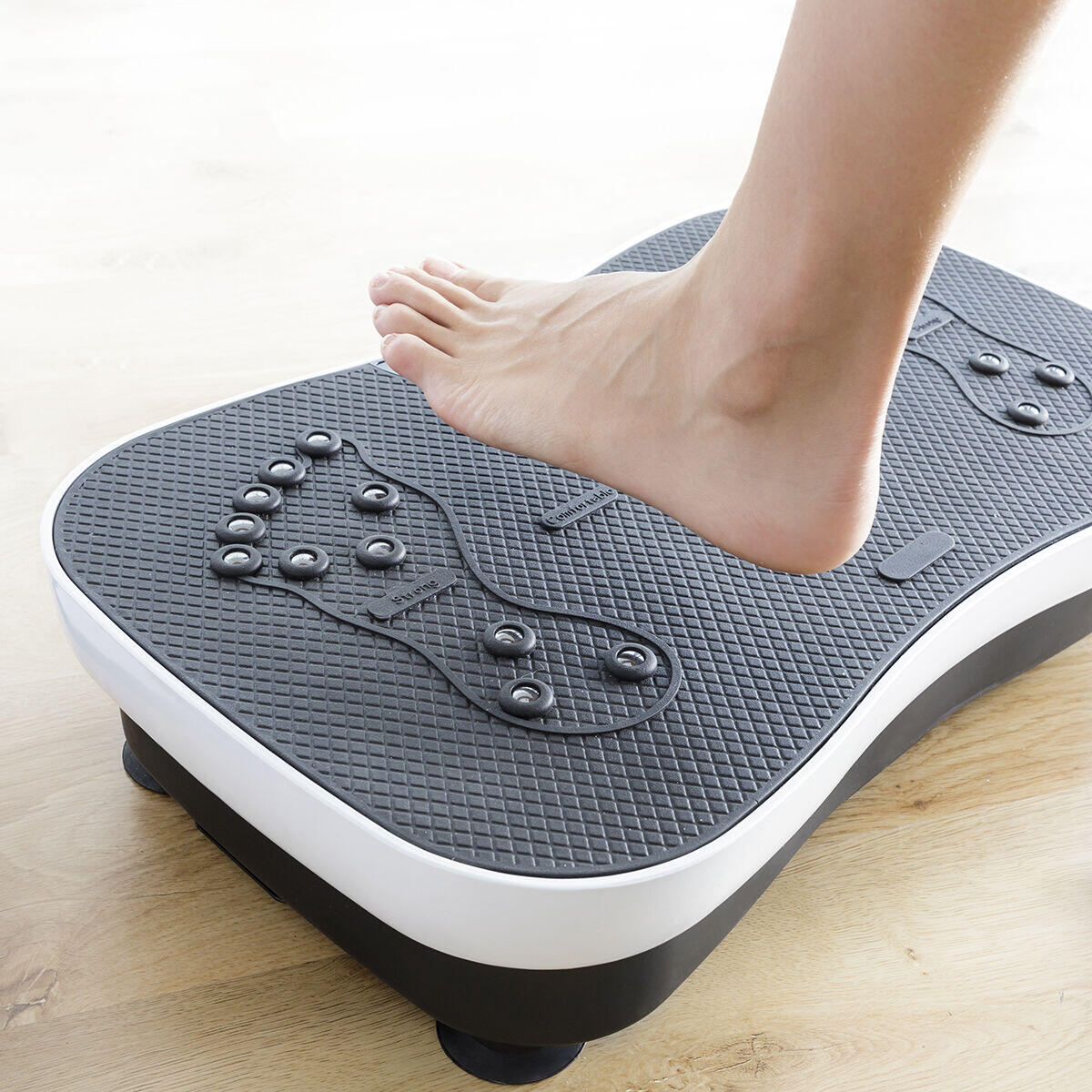 Plataforma Vibratoria de Entrenamiento con Accesorios y Guía de Ejercicios Vybeform