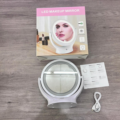 Espejo para Maquillaje con Luz LED