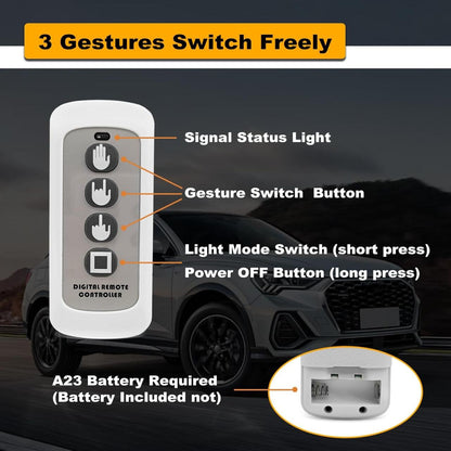 Mano de Gestos Luz LED para Automóvil de Fácil Instalación