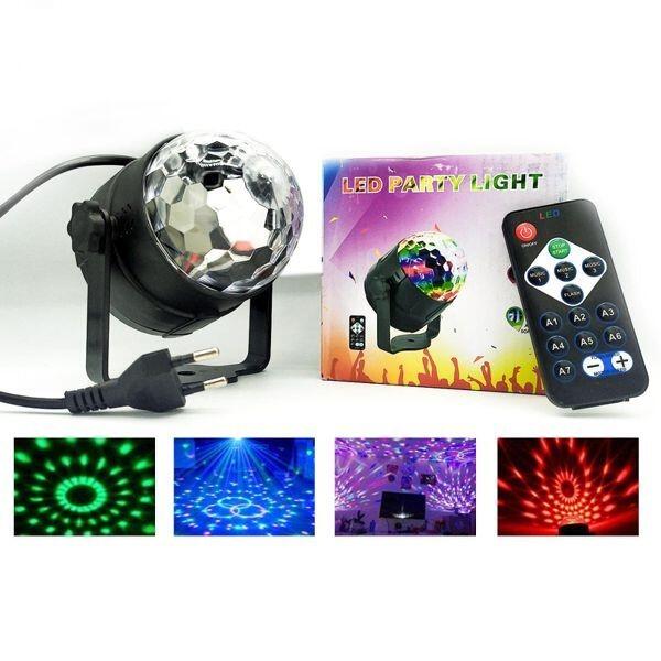 Luz de Bola de Discoteca con Mando