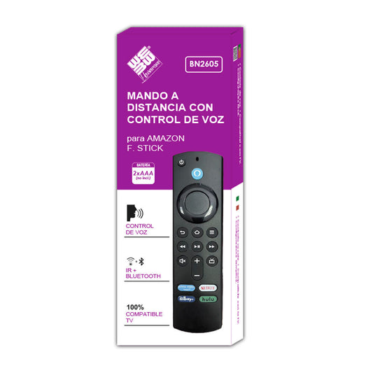 Mando a Distancia por Voz Compatible con Amazon Fire TV y Fire Stick