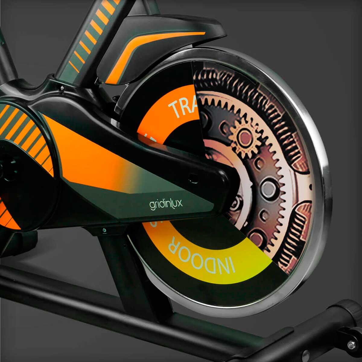 Bicicleta Ciclo Indoor Trainer ALPINE 6000. Volante de Inercia 10 kg Avanzado.