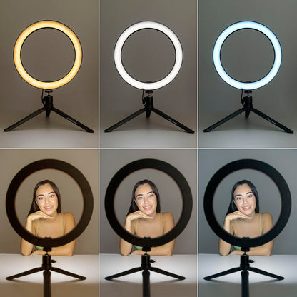 Aro de Luz Selfie con Trípode y Mando Youaro
