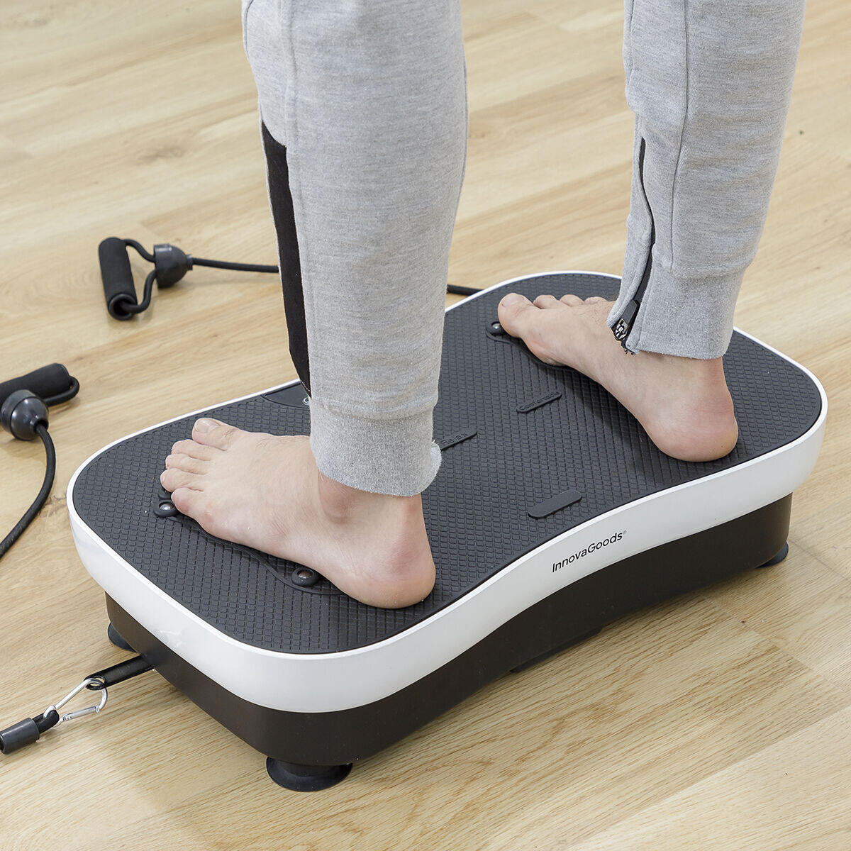 Plataforma Vibratoria de Entrenamiento con Accesorios y Guía de Ejercicios Vybeform