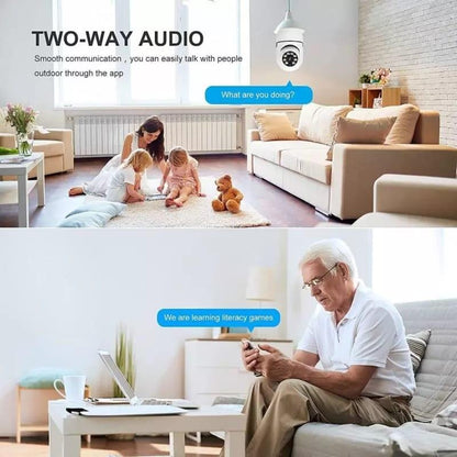 Cámara Wifi con Forma de Bombilla