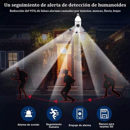 Cámara Wifi con Forma de Bombilla