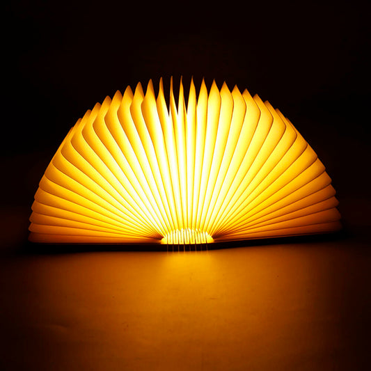 Lámpara Libro Plegable – Iluminación Mágica