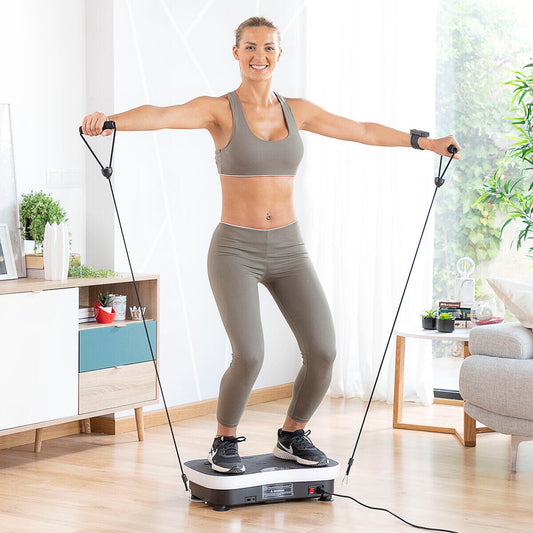 Plataforma Vibratoria de Entrenamiento con Accesorios y Guía de Ejercicios Vybeform