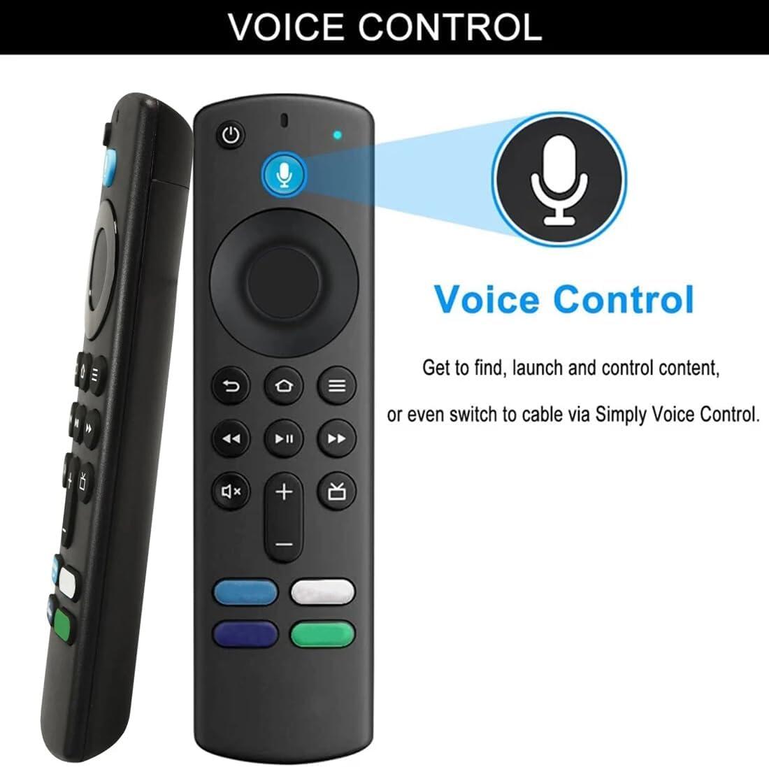Mando a Distancia por Voz Compatible con Amazon Fire TV y Fire Stick