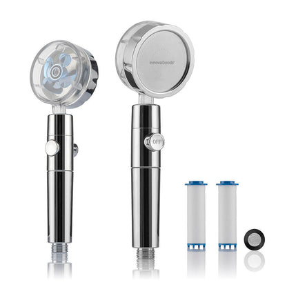 Ecoducha con Hélice de Presión y Filtro Purificador Heliwer
